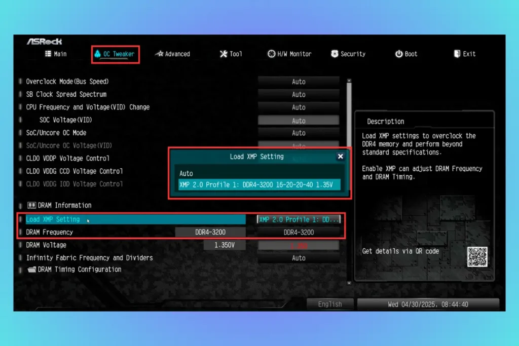 Como ativar o XMP na Bios