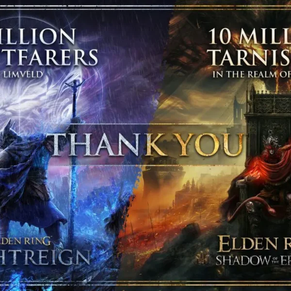 Franquia Elden Ring Alcança 30 Milhões de Cópias Vendidas