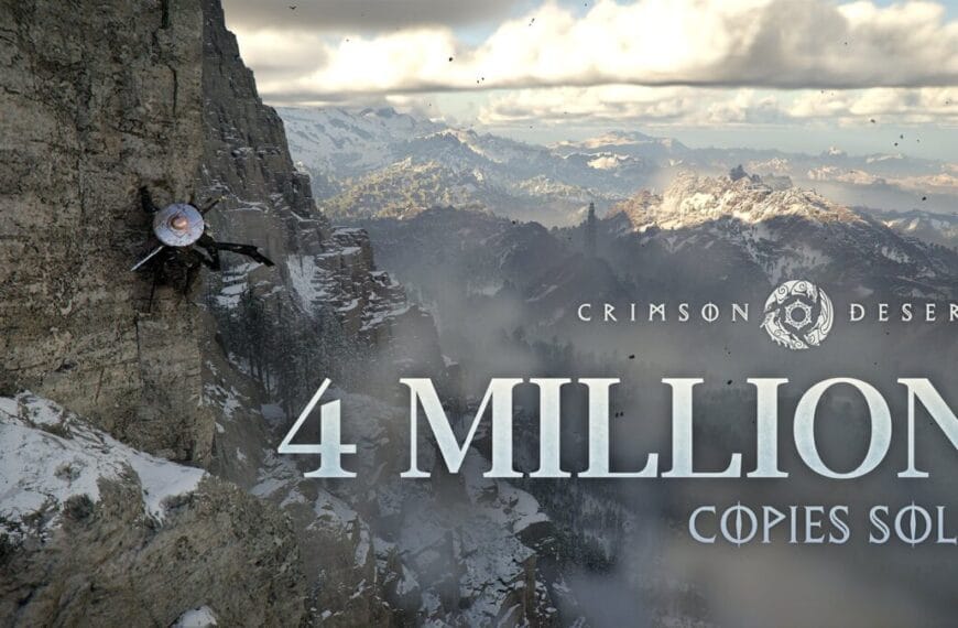 Crimson Desert Atinge 4 Milhões de Cópias Vendidas Mundialmente