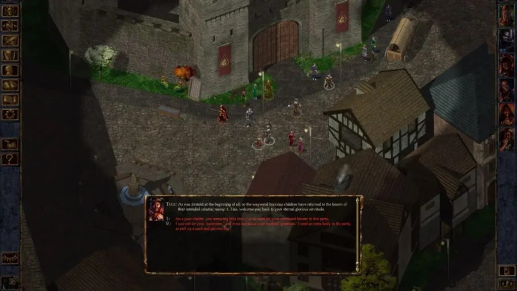 Baldur’s Gate Enhanced Edition em RPG clássico leve de fantasia medieval para PC fraco