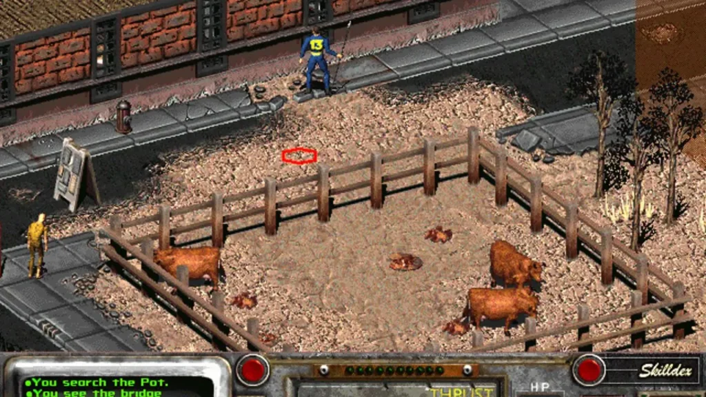Fallout 2 em RPG clássico leve para PC fraco com liberdade e progressão de personagem