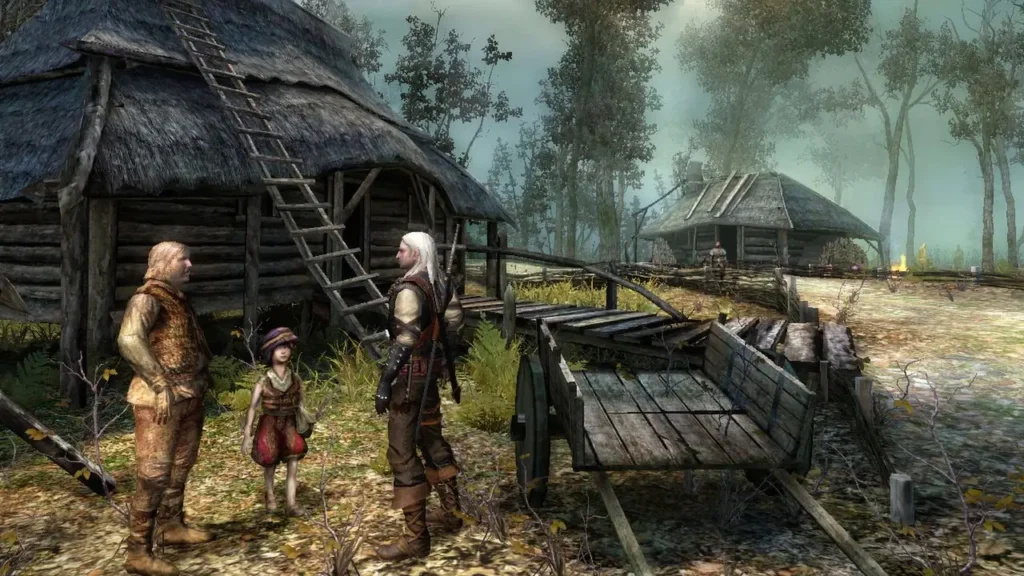 The Witcher em RPG de fantasia sombria para PC fraco razoável com escolhas e narrativa