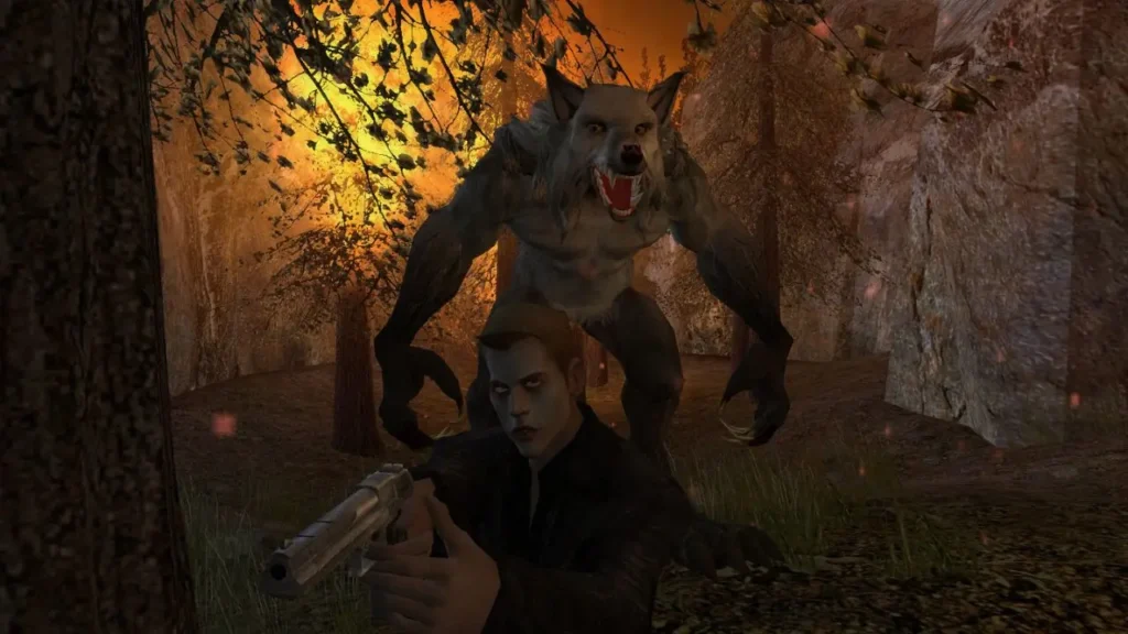 Vampire The Masquerade Bloodlines em RPG urbano para PC fraco com atmosfera sombria